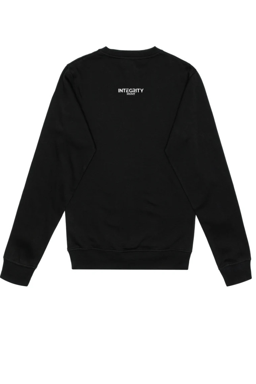 Classic Black Crewneck